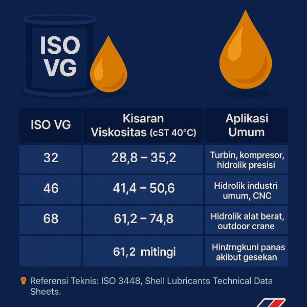 Perbedaan ISO VG 32, 46, dan 68: Panduan Viskositas Oli Industri – Axon ...