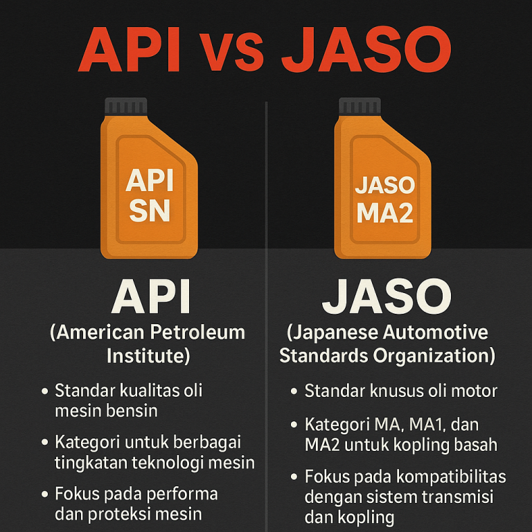 Standar API dan JASO untuk Oli Motor Sport – Axon Lube