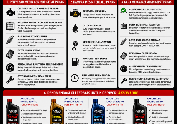 Kenapa Mesin Honda CBR150R Cepat Panas